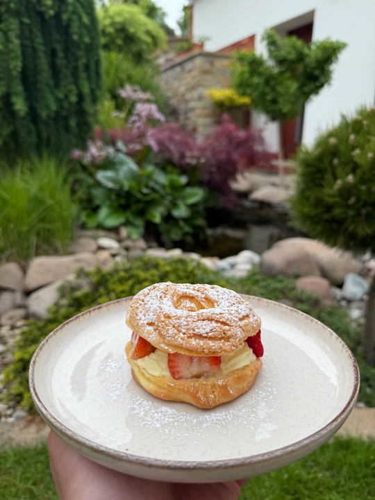 Jahodový Paris-Brest – Sladké od Natálky